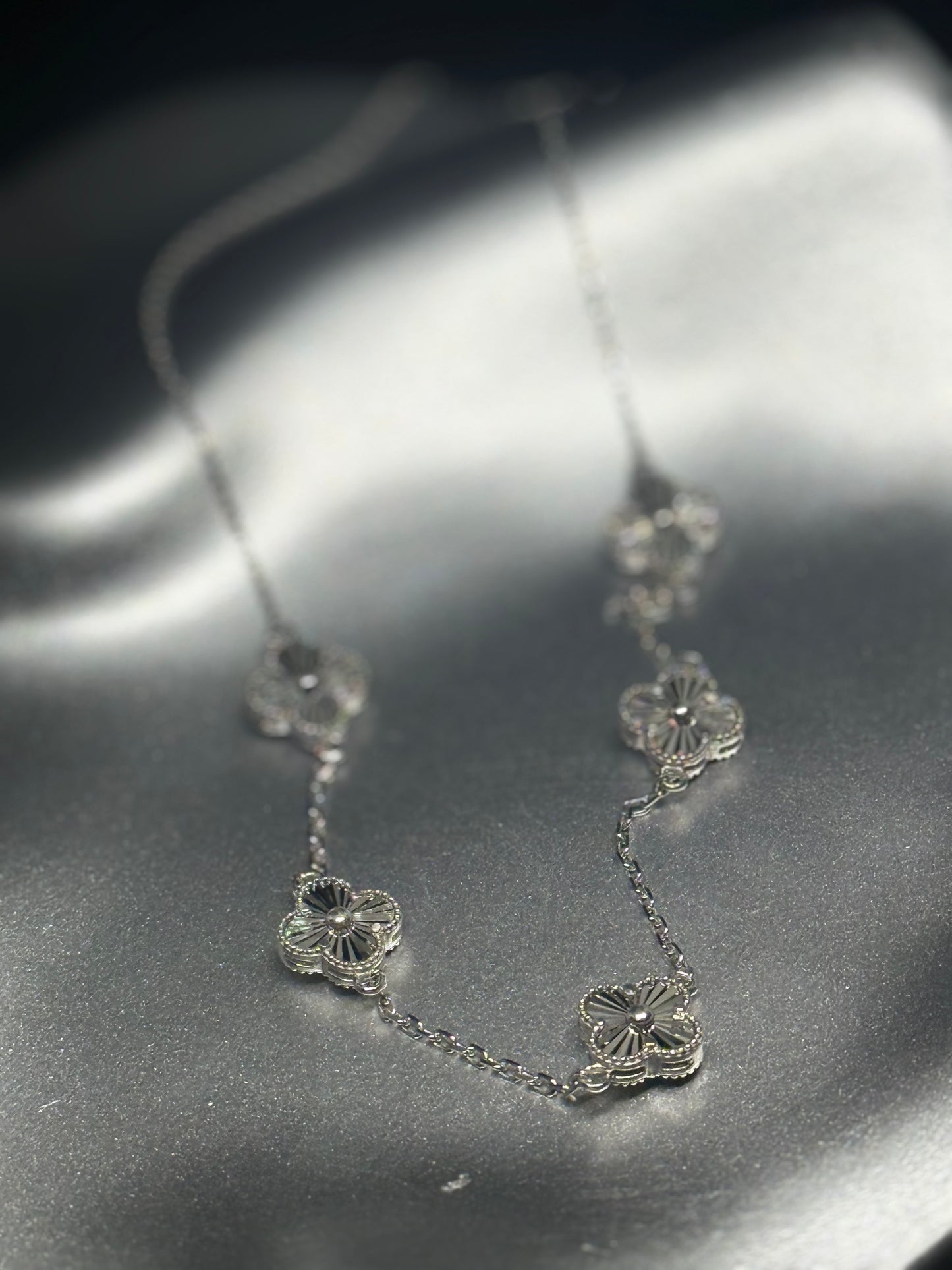 Sterling Silver Lucky Clover Necklace