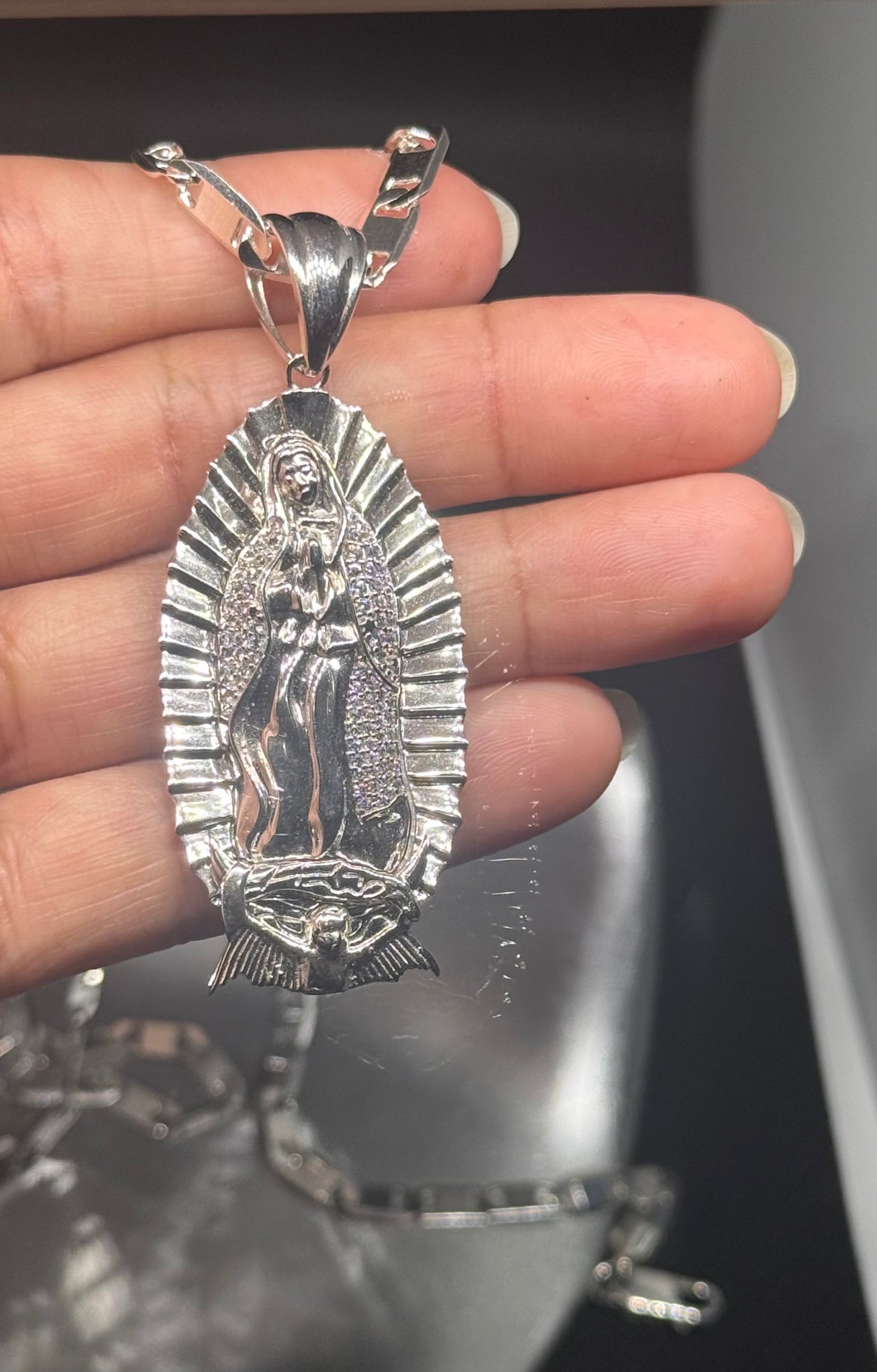 Virgin of Guadalupe Chain – .925 Sterling Silver