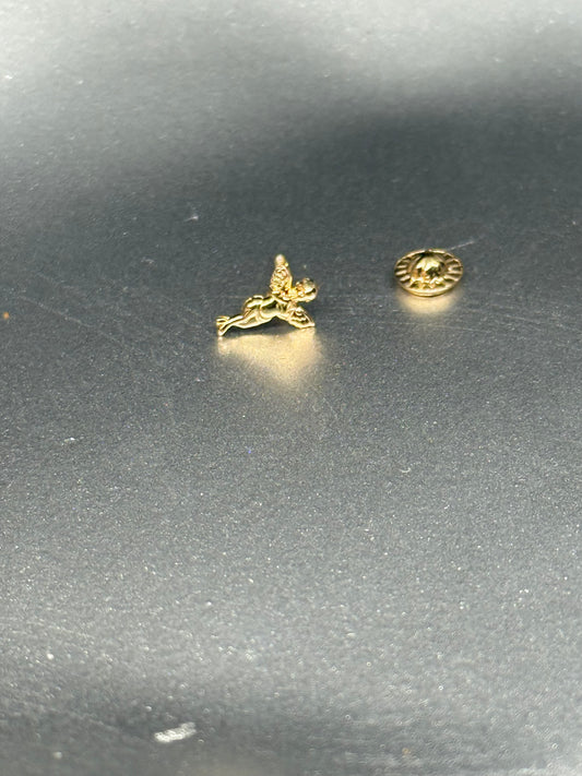 14K Gold Angel Studs – Protection, Purpose & Light