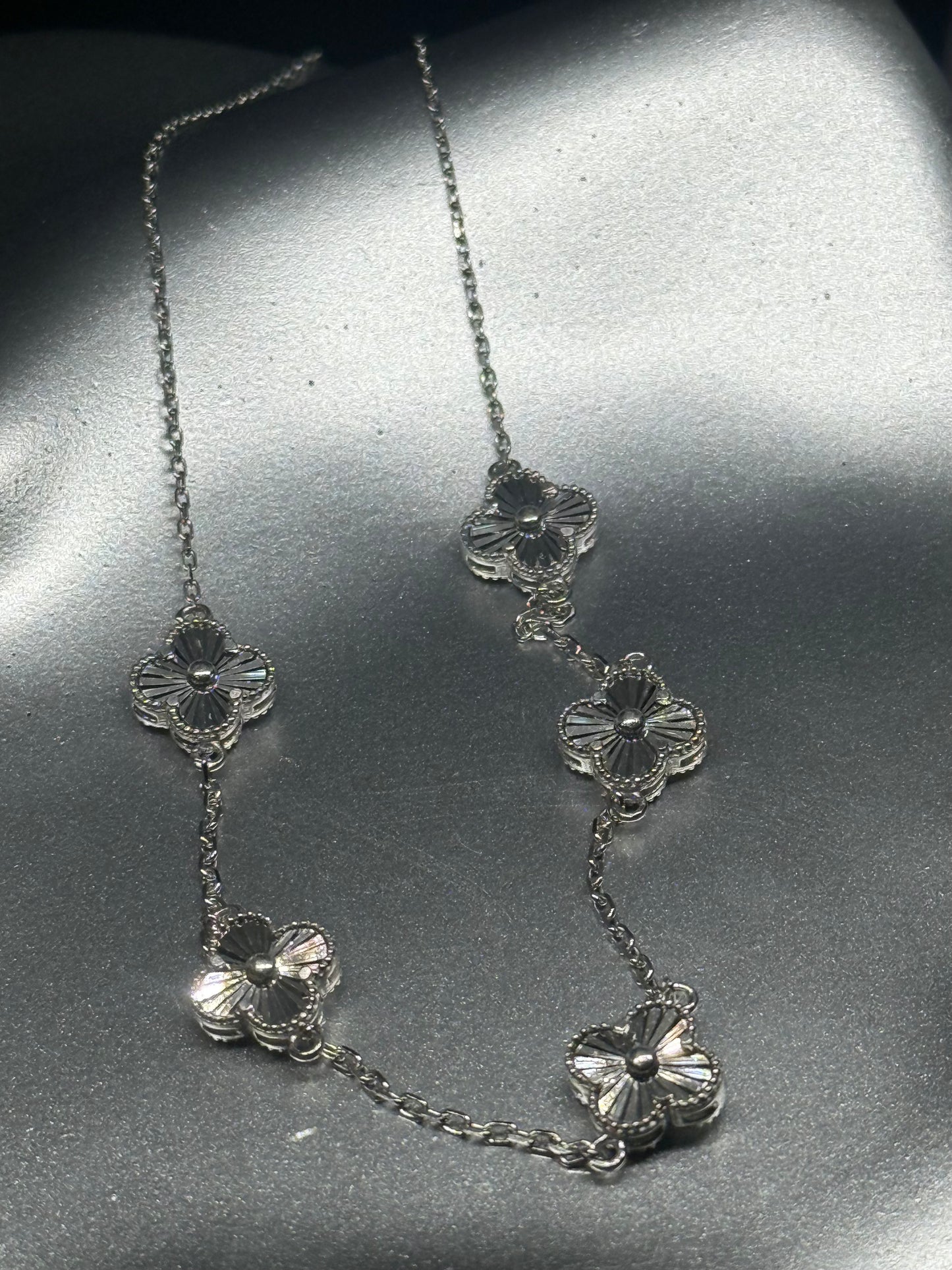 Sterling Silver Lucky Clover Necklace
