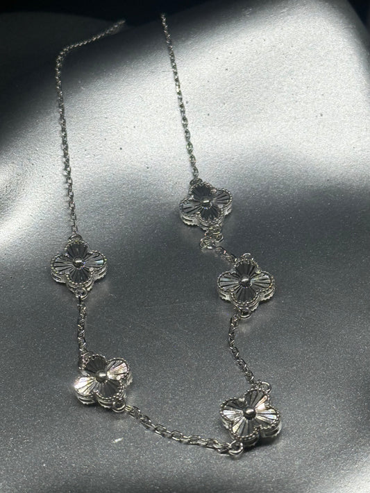 Sterling Silver Lucky Clover Necklace