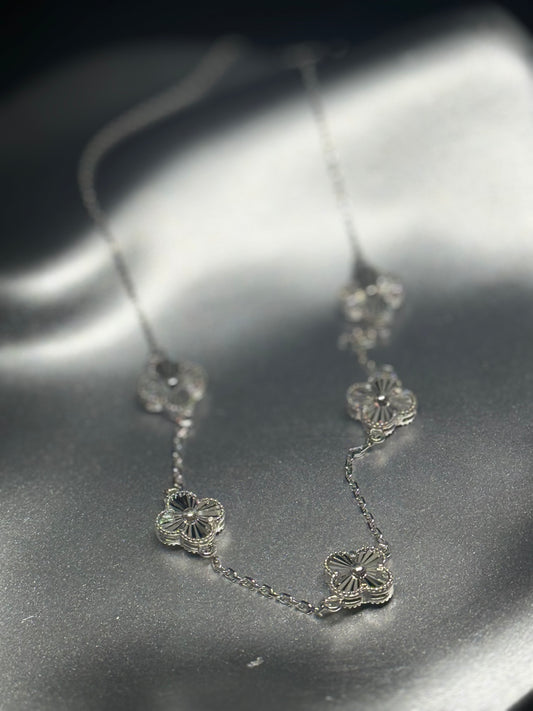 Sterling Silver Lucky Clover Necklace