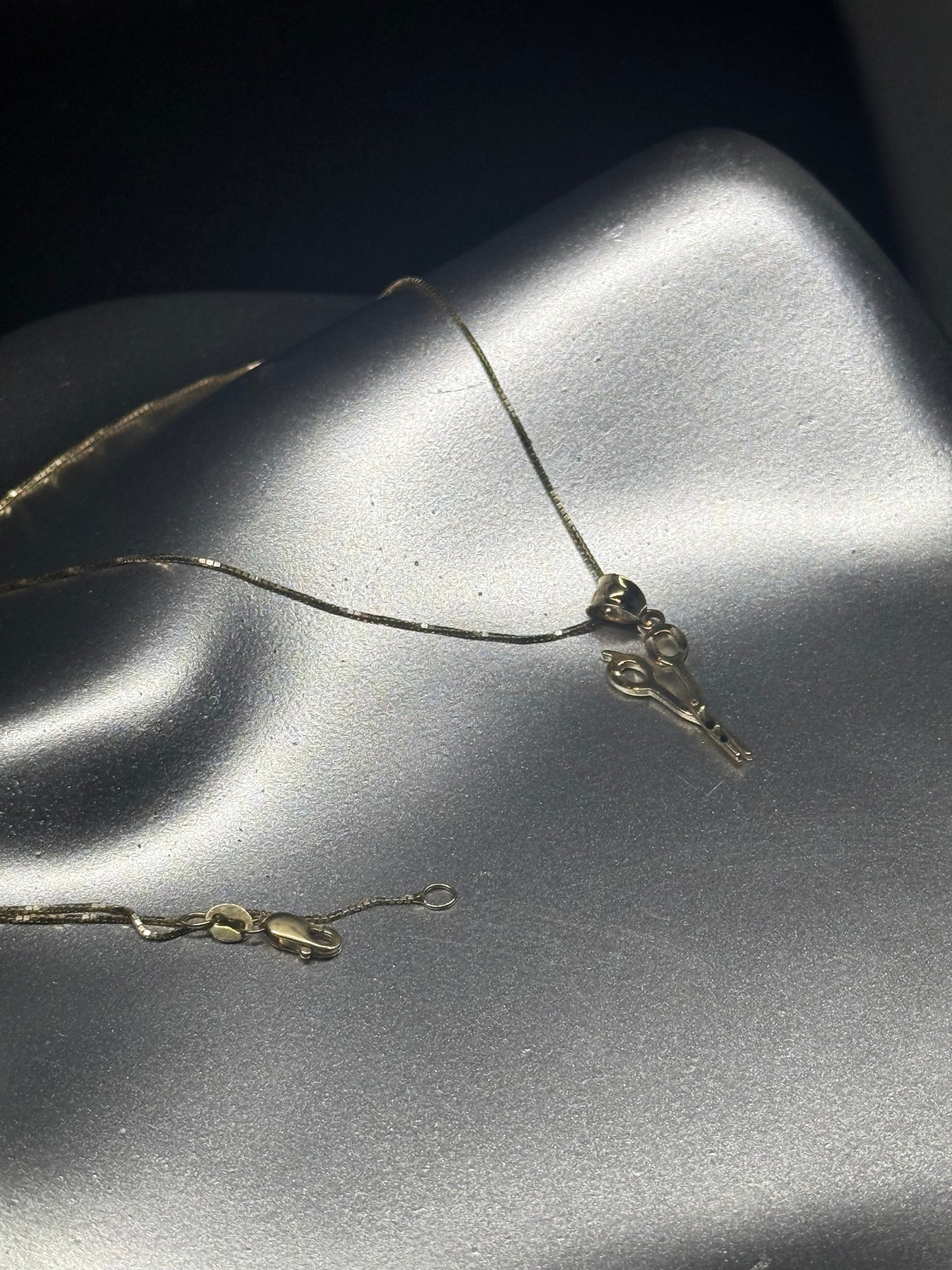 14K Gold Barber Scissors Necklace