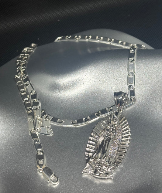 Virgin of Guadalupe Chain – .925 Sterling Silver
