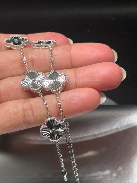 Lucky Clover Bracelet in 925 Silver