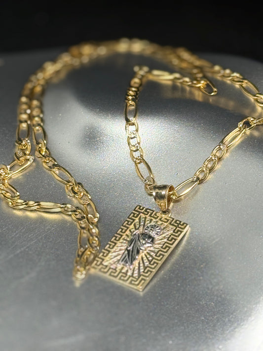 Saint Jude 14K Gold Medallion Necklace