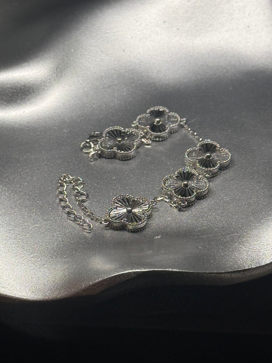 Lucky Clover Bracelet in 925 Silver